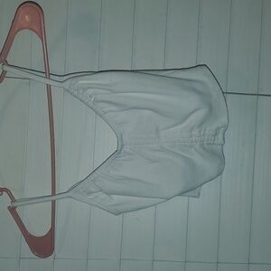 Small white crop top